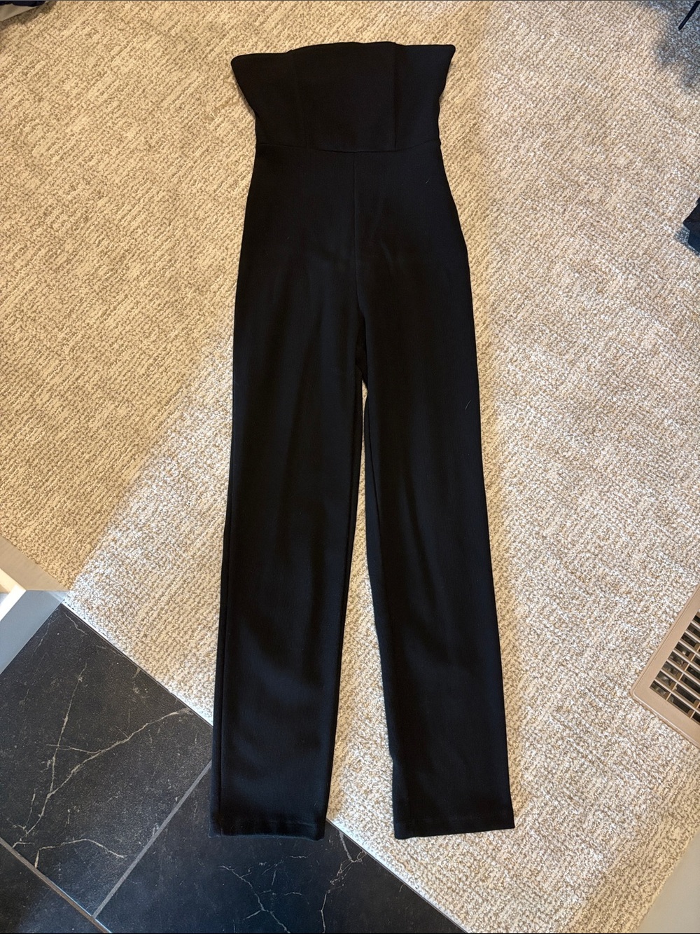Urban Outfitters Black Strapless capri Jumpsuit